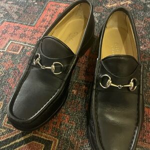 Women’s Gucci Horsebit Black Leather Loafer
